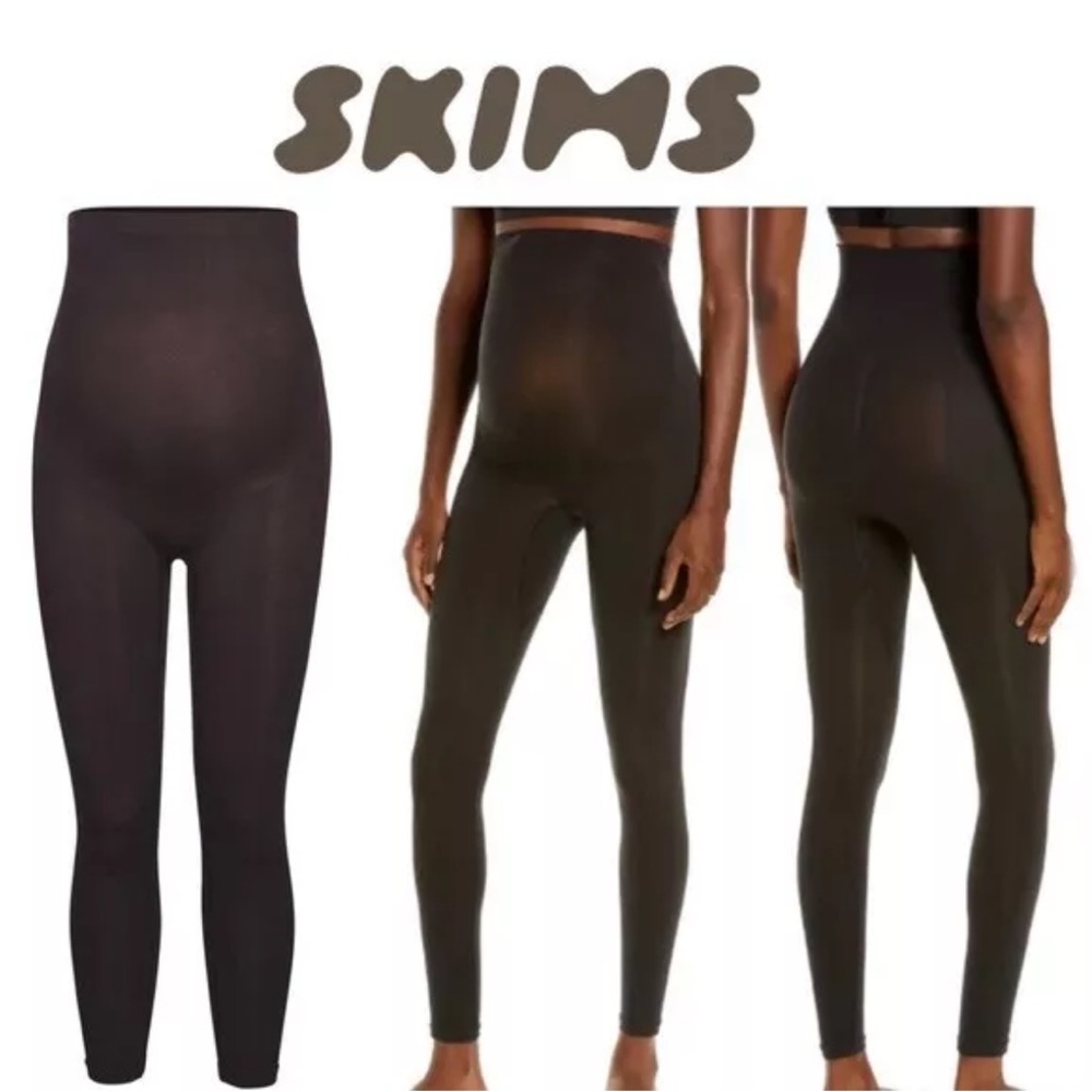 NWT SKIMS MATERNITY SOLUTIONWEAR TIGHT in Onyx